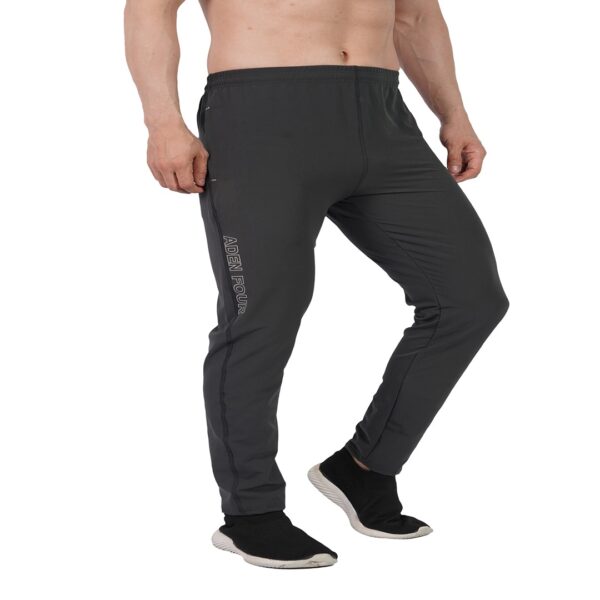 NS Terry Printed Active Grey Trackpant