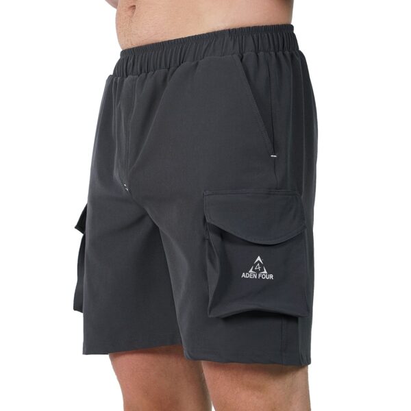 NS Terry Grey Cargo Shorts